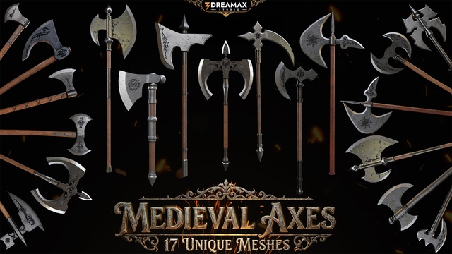 Medieval Axes – Weapon Pack Vol. 1