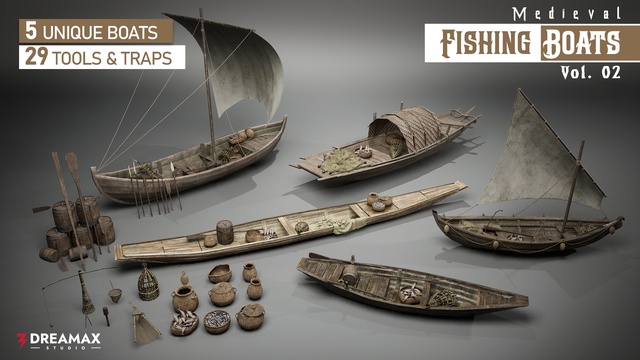 Medieval Fishing Boats Vol. 2
