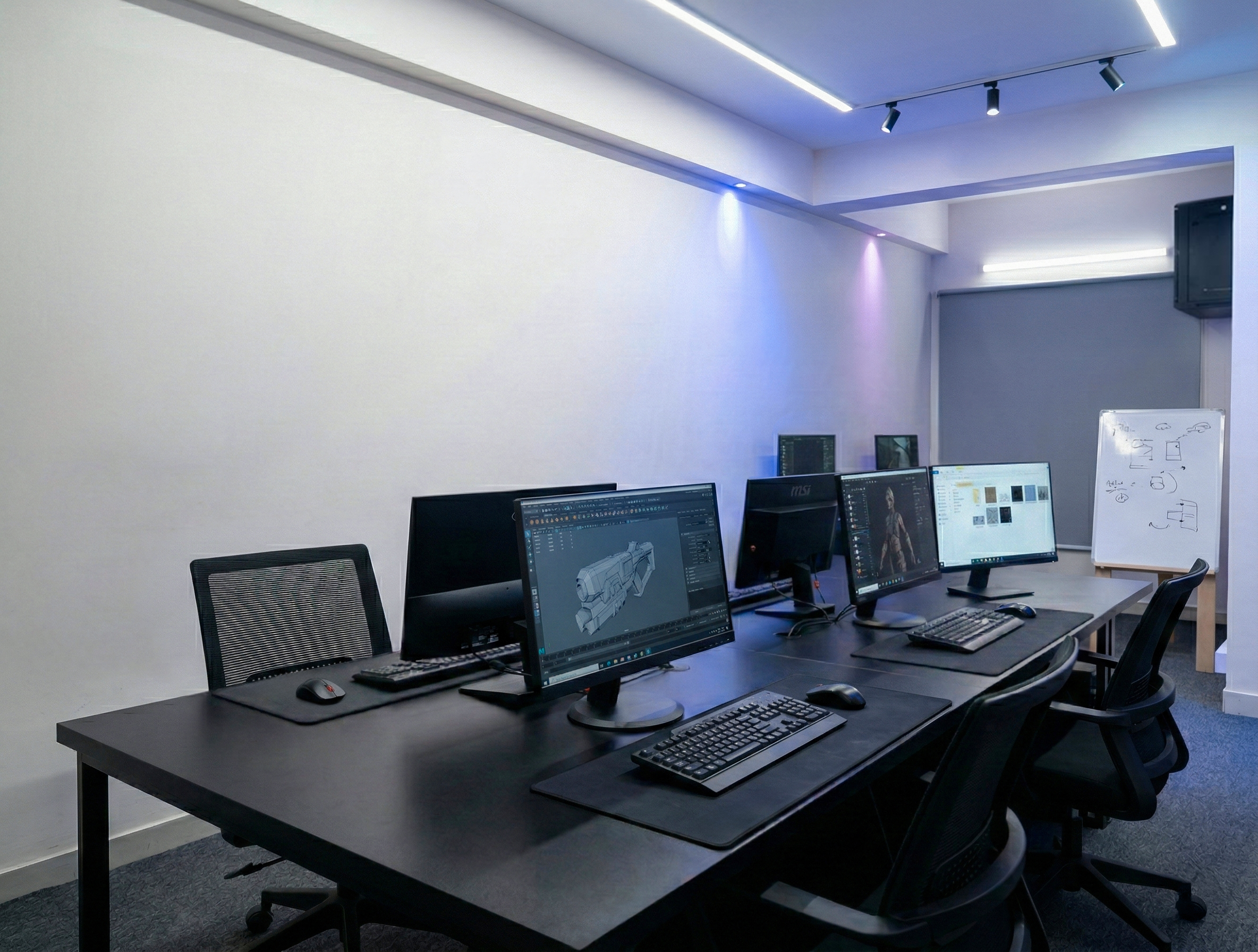 Tiltnek Studios production workspace in Dhaka
