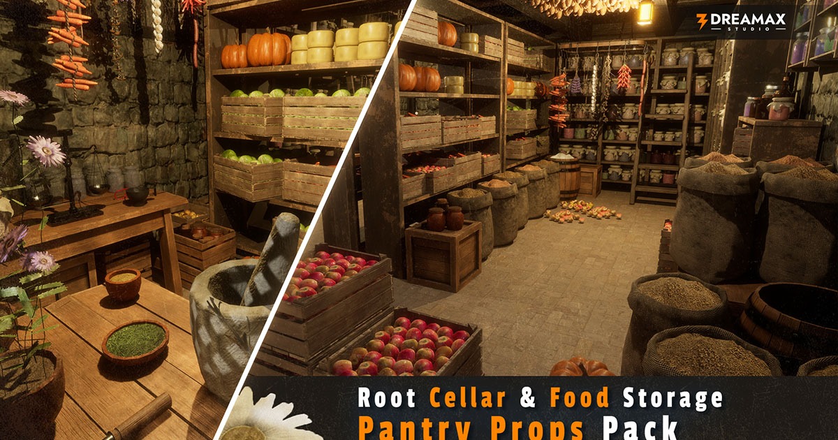Medieval Root Cellar & Food Storage