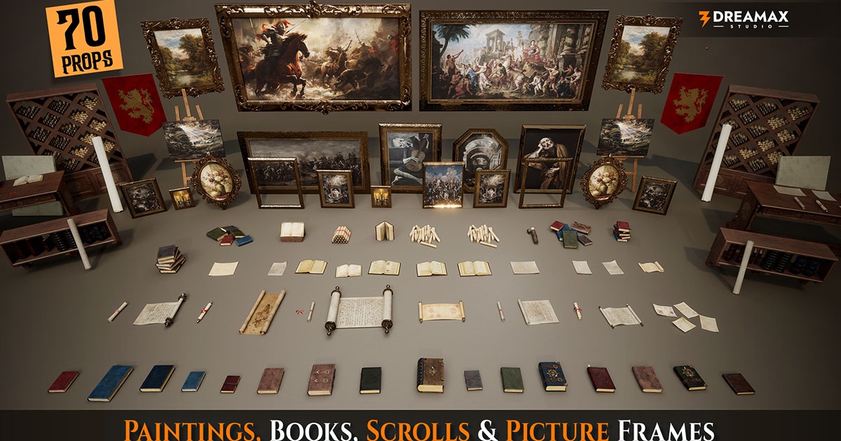 Medieval & Fantasy Paintings Vol. 1